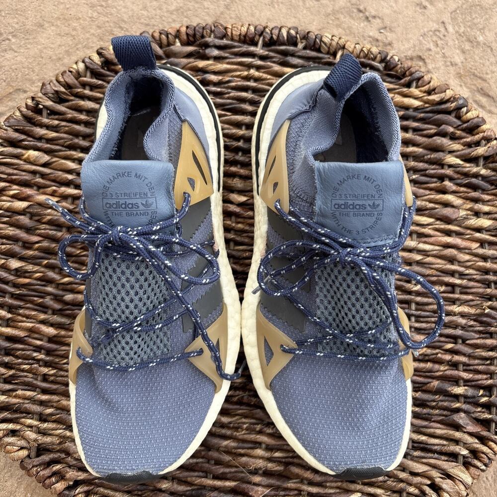 Adidas Sneakers Women 6M Arkyn Running Shoes Blue Gray Athletic DA9606 Trainer